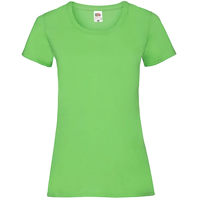 Dames-T-shirt Fruit of the Loom Valueweight