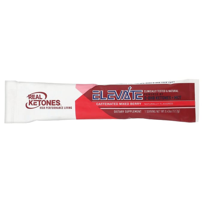 Cétones Réels, Elevate, Mélange Caféine Baies, 30 sachets de mélange pour boisson, 0,43 oz (12.2 g) chaque