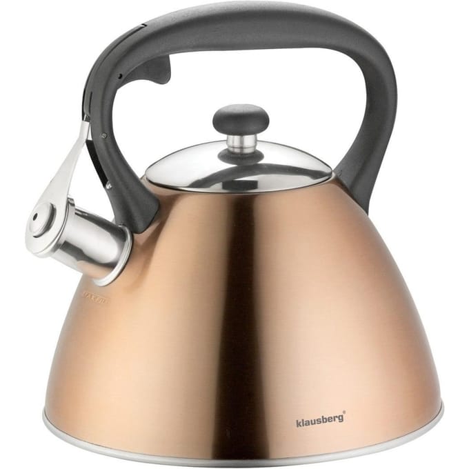 Klausberg KB-7209  fluitketel - 3L - rvs - alle warmtebronnen
