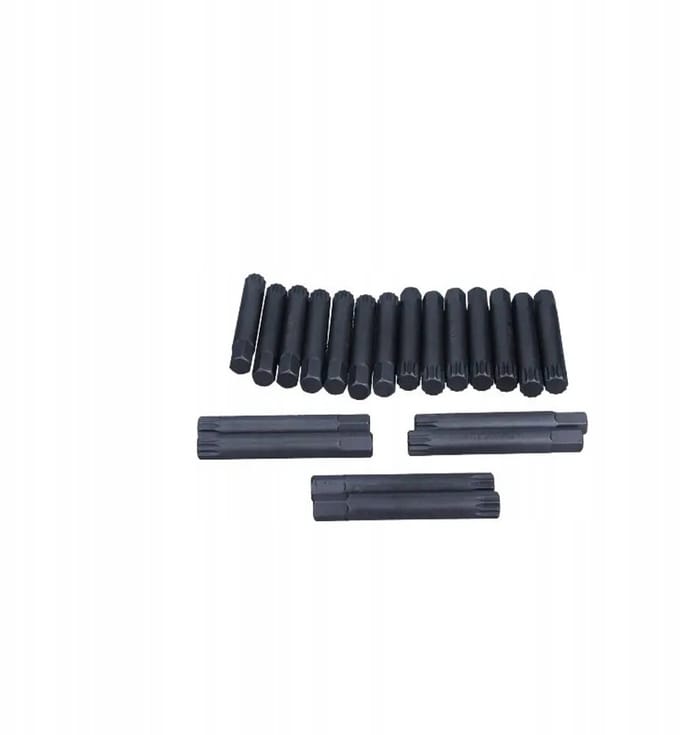Splinebit M12 x 75mm 3/8" 20 stuks - Kwaliteit S2