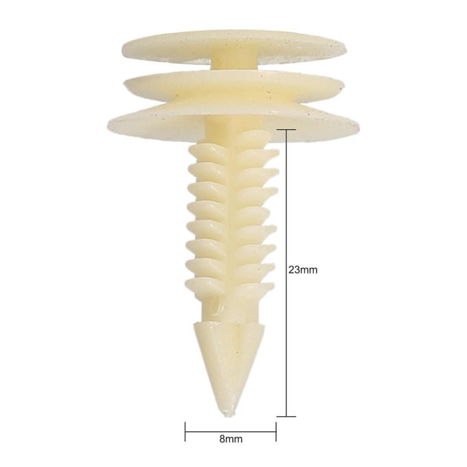 Clips de retenue de panneau de garniture de porte avant, 10 pièces, remplacement pour GM 10153057 jaune-clair