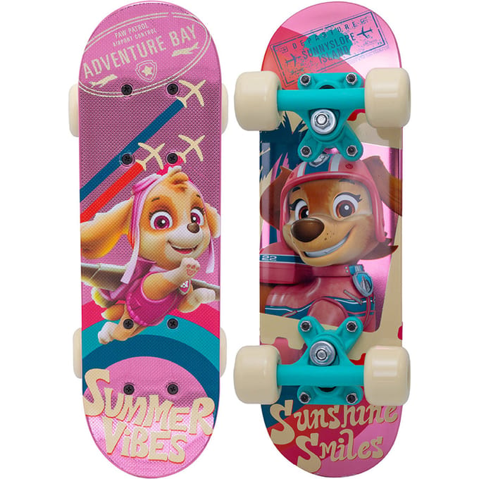 Paw Patrol Wooden 17´´ Skateboard Roze Kinderen