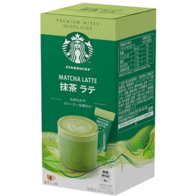 Starbucks matcha latte - 4 stuks, 96 g