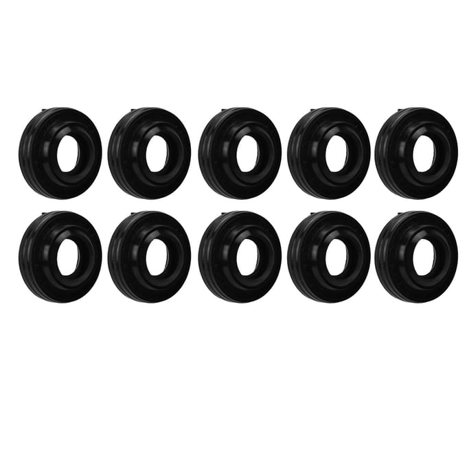 10 Stuks AC Compressor Asafdichting Rubber Sterke Afdichting Airconditioner Uitgaande As Keerring Kit voor MSC90 AC Compressor black