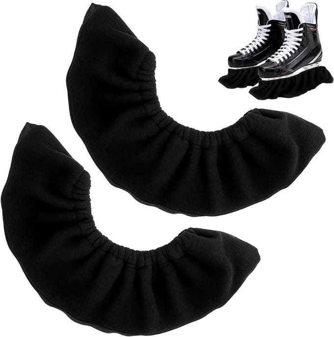 Schaatsbeschermers - Schaats Covers - Bescherming Schaatsen - Universele Pasvorm - 24cm - Zwart