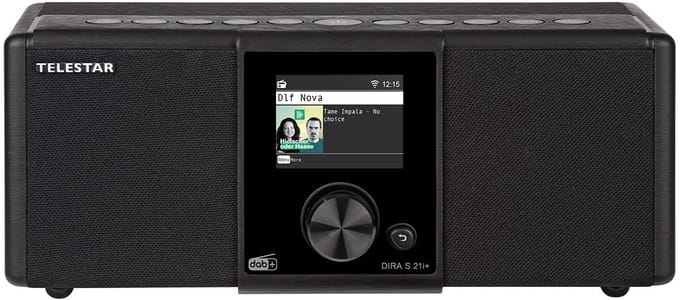 Telestar DIRA S21i – DAB+ / FM Radio - Internetradio – Bluetooth – WiFi – Zwart
