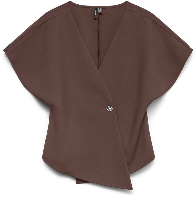 VERO MODA - VMSONJA SS V-NECK TOP WVN EXP - Dames - Blouses