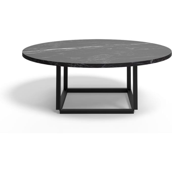 New Works Florence Coffee Table - black marquina marble