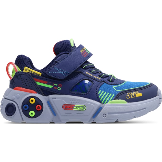 Skechers Game Kicks: Gametronix 2.0 Klittenband Laag - Sneakers - Unisex - Blauw