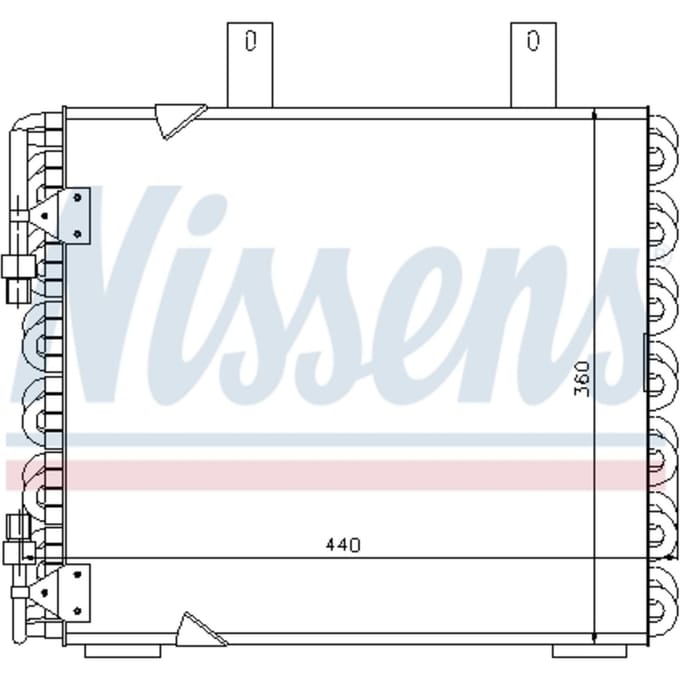 Condensator, airconditioning NISSENS 94172