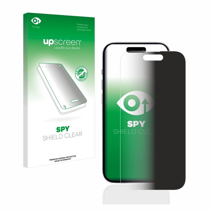 upscreen - privacy screenprotector voor Apple iPhone 14 Pro - Folie Beschermfolie Blauwlichtfilter