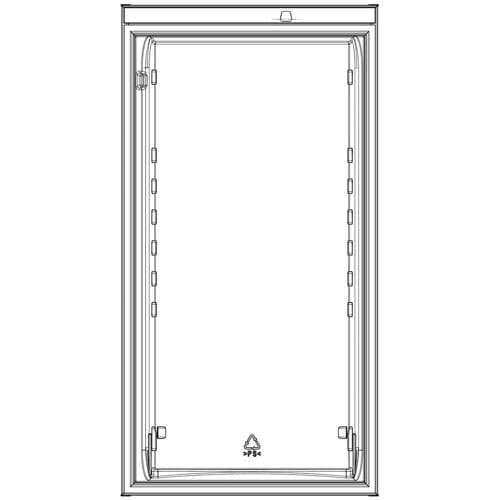 AEG Witte koelkastdeur - 538x1032mm 8084060014