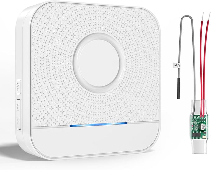 Draadloze Converter voor Intercomsystemen en Belsystemen - Uitbreidingsset 3-24V AC/DC met Ontvanger