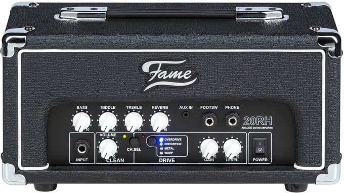 Fame 20RH - Transistorversterker top voor elektrische gitaar