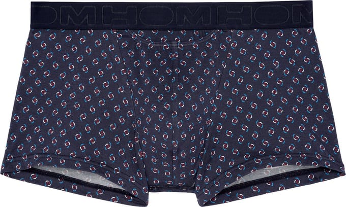 HOM - Cyrus Boxer briefs H01 - Navy print - mannen - S