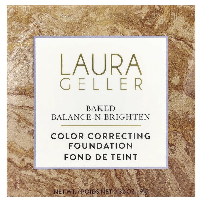 Laura Geller, Gebakken Balance-N-Bighten, Kleurcorrigerende Foundation, 0006024B Medium, 9g (0,32 oz) gray