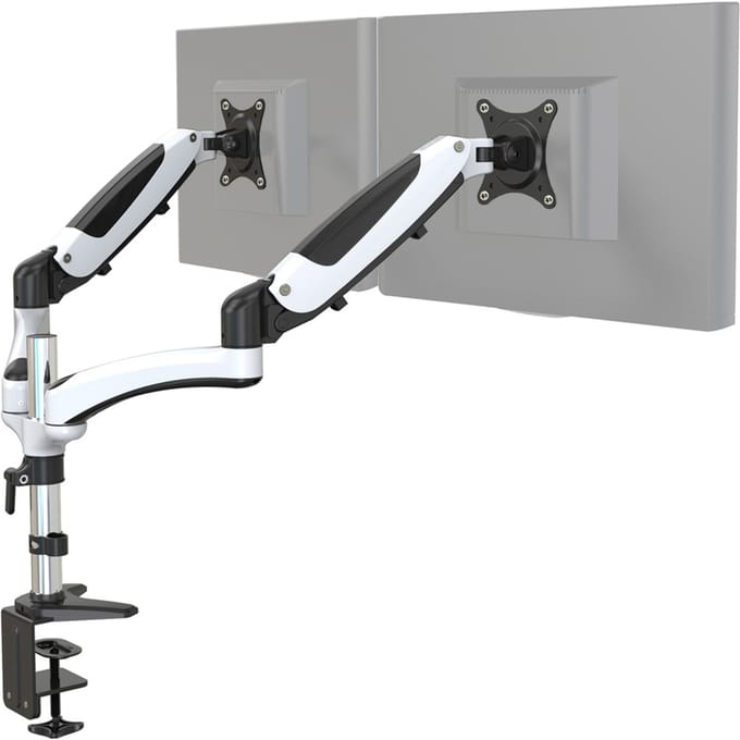 Monitorsteun VM-MG2 2-Arm 15 - 27 zwart /wit hjh OFFICE