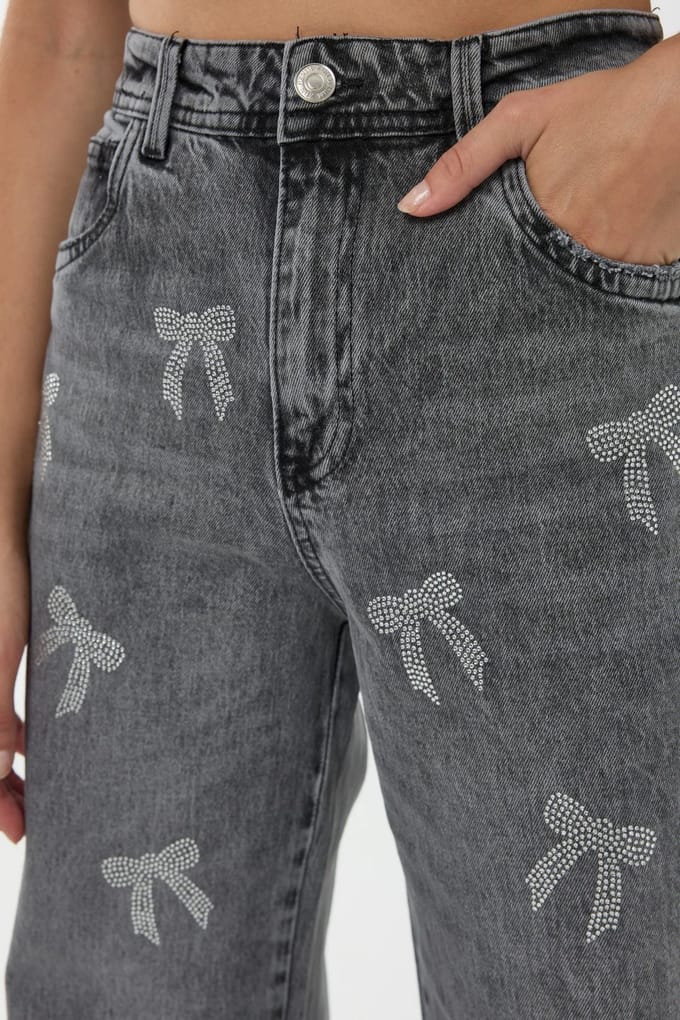 Hoge Taille Rechte Jeans