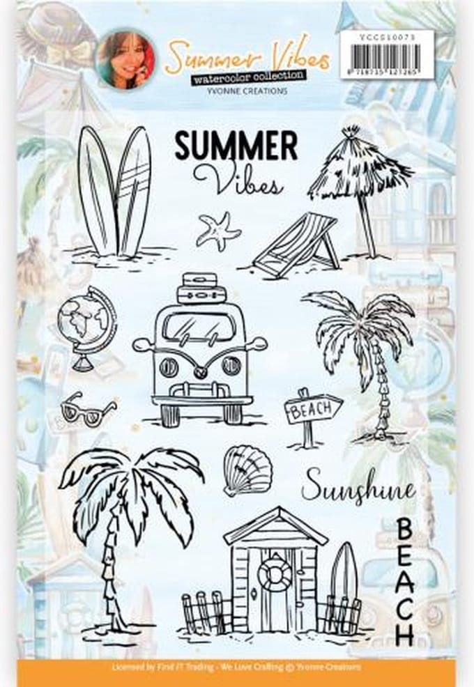 Clear Stamps - Yvonne Creations - Summer Vibes