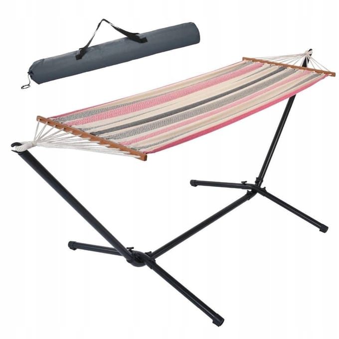 1-persoons Tuinhangmat met Standaard | UV-bestendig | 100 kg