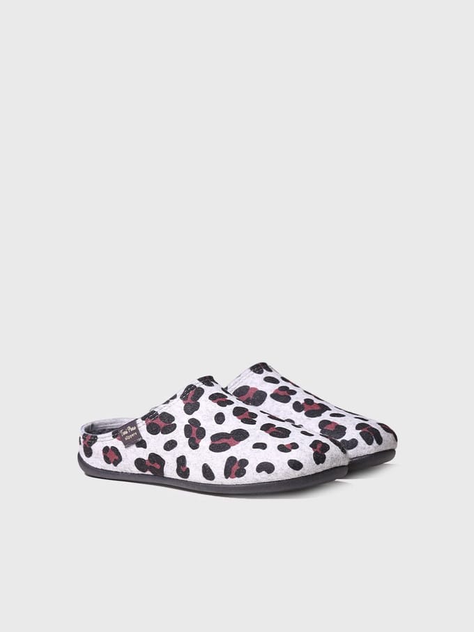 Viltslipper in klompvorm voor dames | MAUI-NM