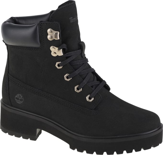 Timberland Carnaby Cool Mid Lace Up Boot Jet Black Größe: 38.5 | Stiefel Outlet | Damen | Schwarz