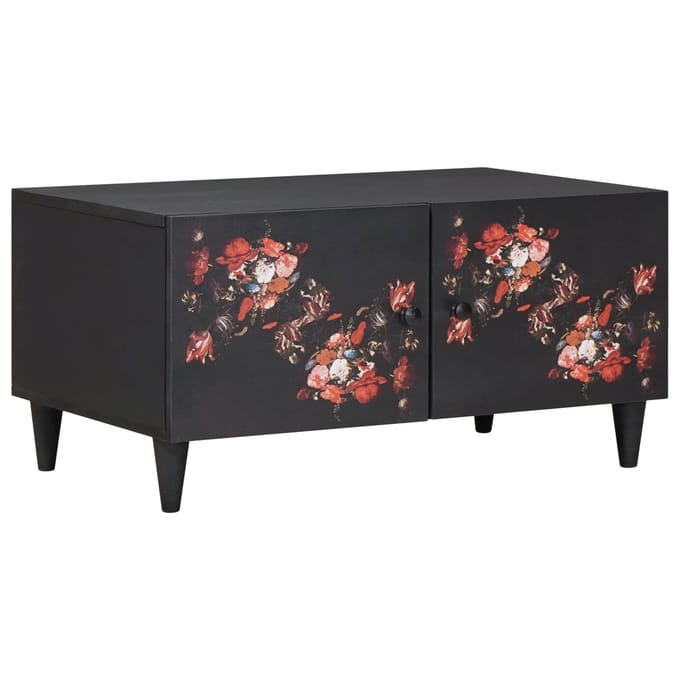 vidaXL - Salontafel - Multikleur - 80 - x - 50 - x - 40 - cm - Massief - Mango - Hout