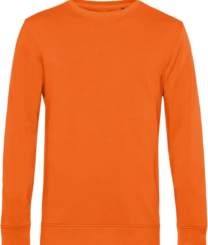 Milieubewuste trendy oranje sweatshirt | Maat L |