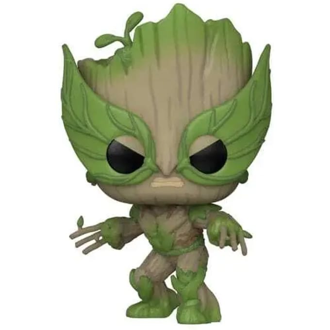 Marvel We are Groot - Groot as Wolverine vinyl figuur 1396 Funko Pop! meerkleurig