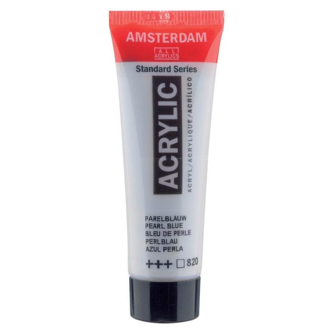 Verf - Acryl - 820 - Parel blauw - Amsterdam - 20ml
