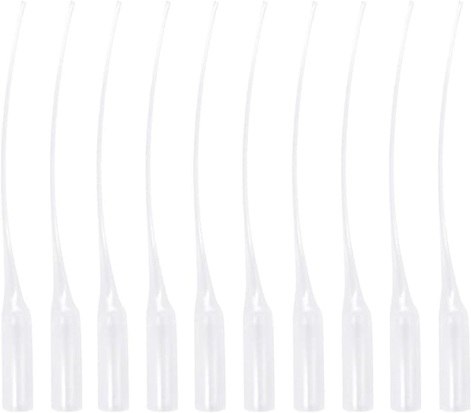 Lijm Micro-tips - Precisie Applicator - Hobby & Werk - Fijne Doseercontrole - 100 Stuks - Transparant
