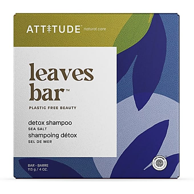 Attitude Leaves Bar Shampoo Detox Zeezout