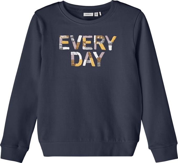 NAME IT NKFBAWN LS SWEAT UNB Meisjes Trui - Maat 122/128