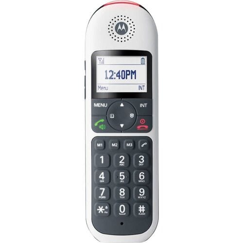 Motorola Big Keys Cordless Phone DECT handset Grijs