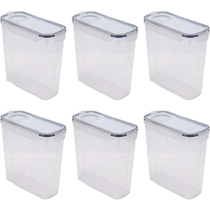 6 STuks Filament Opbergdozen met 24 Labels 1 Stift 3D Print Filament Spoel Container voor Thuisgebruik Water- en Stofdicht white