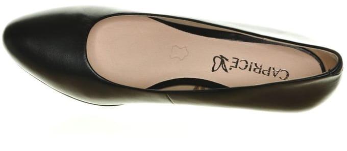 Zwarte Pump Leder Caprice maat 40