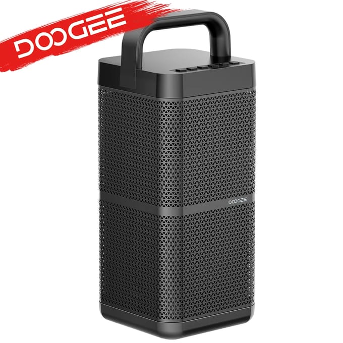 DOOGEE Tough Block Pro Draagbare Bluetooth Speaker Krachtige Bas 130W 2.1 Stereo Buiten Waterdicht IP66 Party Camping Speaker Krachtige Bas Draagbare Bluetooth Speaker met ingebouwde Powerbank