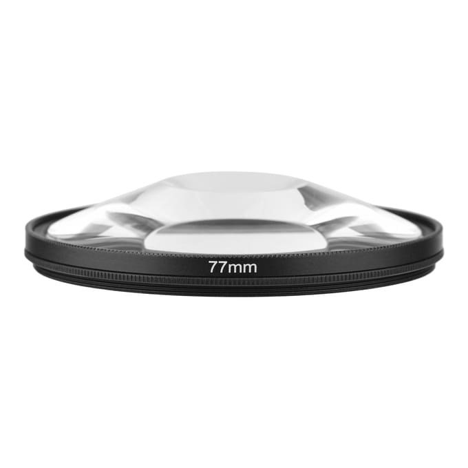 77mm Whirlpool Glazen Prism Kaleidoscope Lens Filter Optisch Glazen Lens Filter Professioneel gray