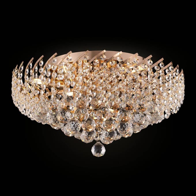 Maytoni Kristallen plafondlamp Karolina Ø 51 cm
