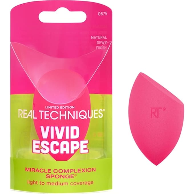 Real Techniques Single Sponges Vivid Escape Makeup Miracle Complexion Sponge Make-upsponzen Dames