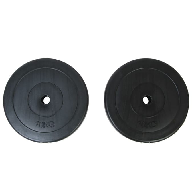 vidaXL - Halterschijven - 2 - x - 10 - kg