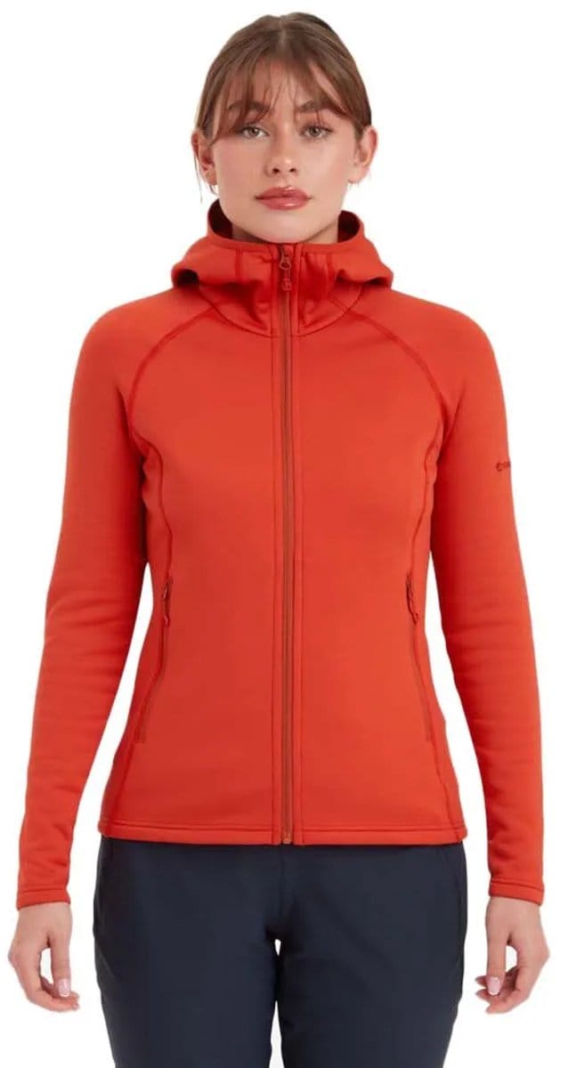 Montane Fury Fleece Met Volledige Rits Rood S Vrouw