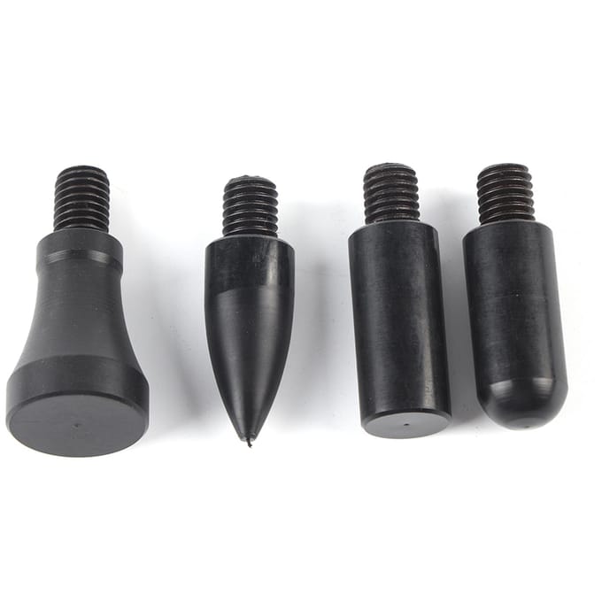 Kit d'outils de débosselage sans peinture pour la réparation de la grêle avec marteau et 5 têtes gray