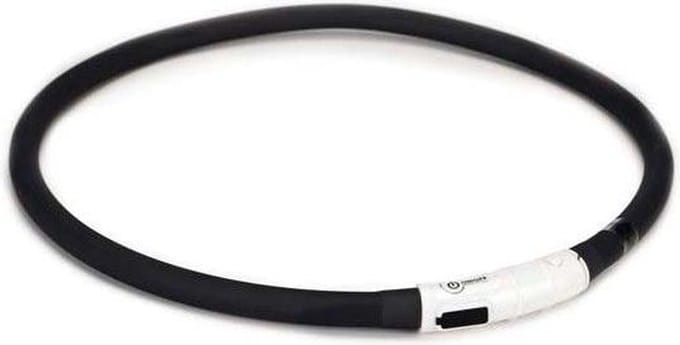 Beeztees Safety Gear Dogini - Halsband Hond - Zwart - 70 cm