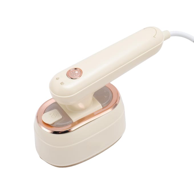Fer à repasser à vapeur portable 800W Capacité 100ML Haute Efficacité Anti-fuite Petite machine à repasser pour AU PLUG beige