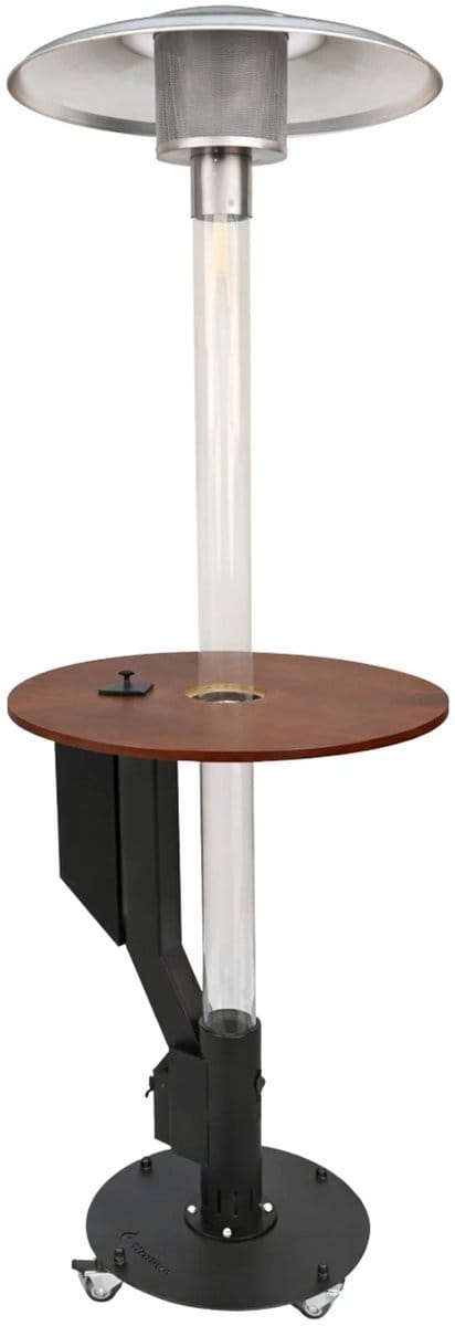 Flamesa® Solaro - Tuinhaard - Premium Pellet Terrasverwarmer met Tafel – 220cm