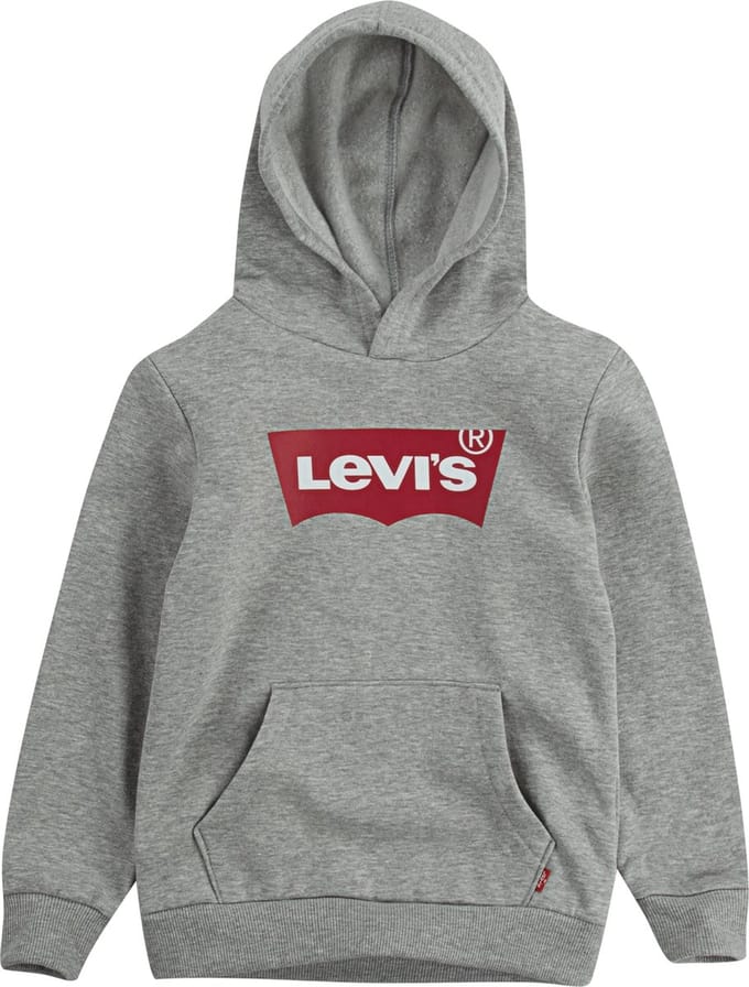 Levi´s ® Kids Batwing Screeenprint Hoodie Grijs 8 Years Jongens