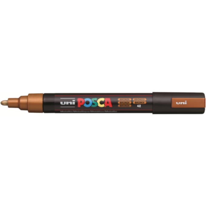 Posca marker met conische punt schrijfdikte medium brons