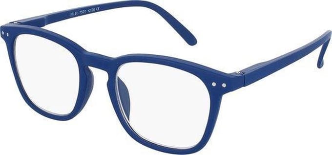 SILAC - Blue rubber - Leesbrillen vrouwen en mannen - 7501 - Sterkte +4.00