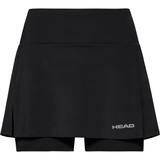 HEAD Club Basic Rok Dames-Zwart,Zilver